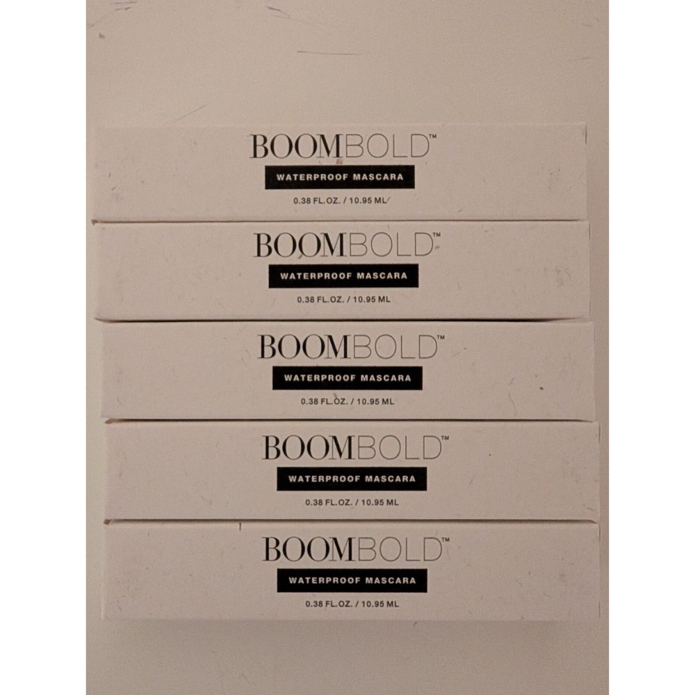 MEGA DEAL! BoomBold Waterproof Mascara 0.38 fl oz NEW Pack‎ of 5